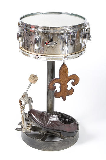 Pearl Drum Table Sculpture